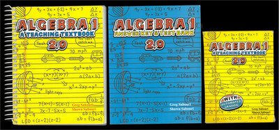 Teaching Textbooks ALGEBRA 1 2.0 Textbook DVDs Answer Key Test Bank Automated