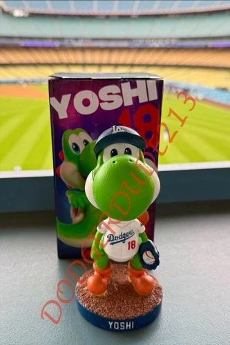 🐸🔵 Yoshi Super Mario LA Dodgers Yamamoto Bobblehead SGA 3/31/26 🔵🐸
