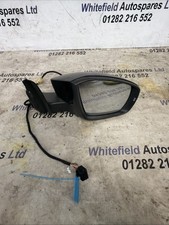 2013-20 SKODA OCTAVIA MK3 WING DOOR MIRROR Drivers Right SIDE 021275 Black