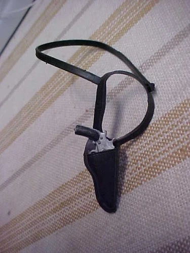 GIJoe Early 1970 Adventure Pistol and Shoulder Holster Hasbro Hong Kong