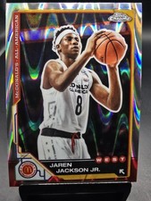 Jaren Jackson Jr. 2025 Chrome McDonalds All American RayWave Refractor #95 