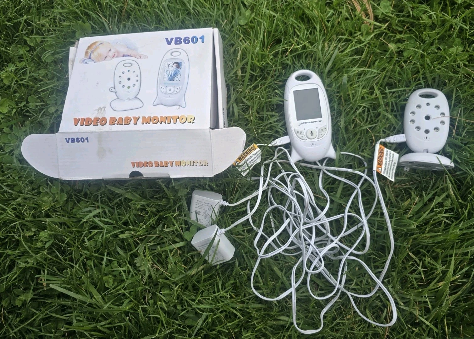 XCSOURCE Baby Monitor 2.4 GHz Wireless Digital Video Camera 2 Way Talk Temp Sens