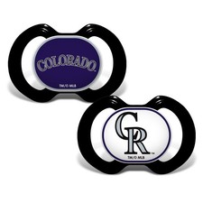 BabyFanatic - Colorado Rockies - Officially Licensed MLB Pacifier 2-Pack