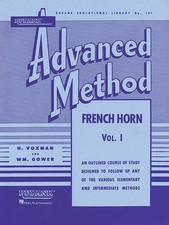 Rubank Advanced Method, Volume 1-French Horn (English) Paperback Book