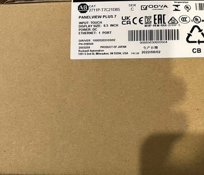 Allen-Bradley 2711P-T7C21D8S Panelview Plus 7 2711PT7C21D8S Standard Terminal
