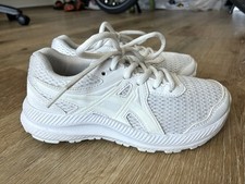 ASICS Contend 7 All White 1014A192 Unisex Kids Shoes Size US 1.5  EU33  20.5cm