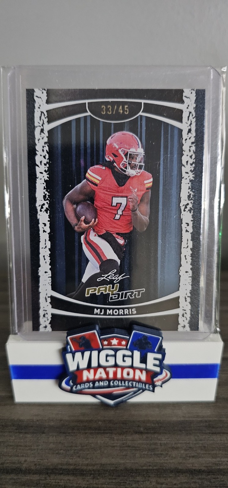 2026 Leaf Paydirt MJ Morris Platinum #/45