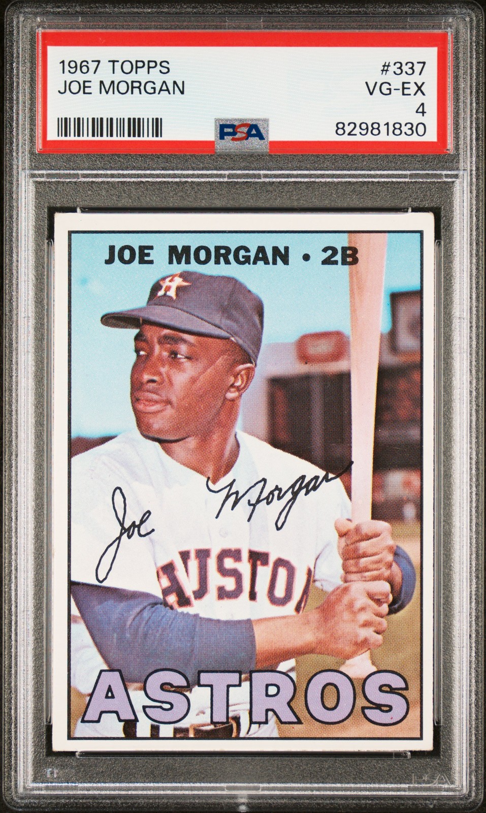1967 TOPPS #337 JOE MORGAN PSA 4