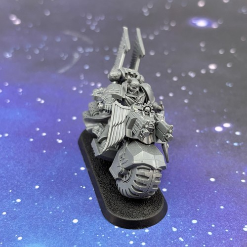 Warhammer 40k Space Marines Ultramarines Scout Bikers Knight Various Figure #6 - Picture 3 of 7