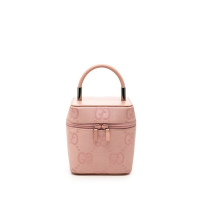 Gucci Mini GG Canvas Vanity Bag Pre-Loved Pink