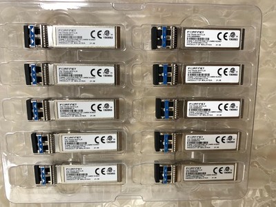 10PCS Fortinet FN-TRAN-SFP+LR 10Gb 1310nm 10km Fiber Channel Optical