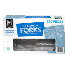 Member's Mark Clear Plastic Forks, Heavyweight 300 ct. Great Price