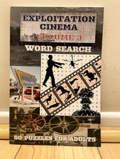 EXPLOITATION CINEMA VOL III Word Search book - Grindhouse films, cult movies