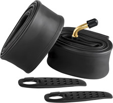 2 Pack Heavy-Duty 14 X 2.125 Electric Bike Inner Tubes with Angled Schrader Valv