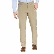 Greg Norman Men's Ultimate 5-Pocket Stretch Performance Pant TAUPE 40 X 32