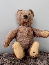 Vintage 1950 s Mohair Steiff Teddy Bear 11 Inches