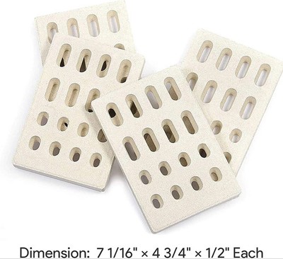 Ceramic Brick Radiant Flame Tamers for Barbeques Galore Grand Turbo Members Mark