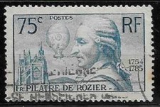 Timbre France oblitéré n° 313 - cote: 3 €