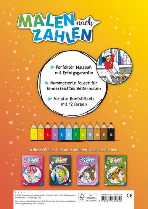 Thumbnail - Ravensburger Malen Nach Zahlen Ab 7 Jahren Ferien - 48 Motive -