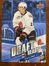 19-20 UD CHL Hockey Draft Ready DR-19 Daemon Hunt