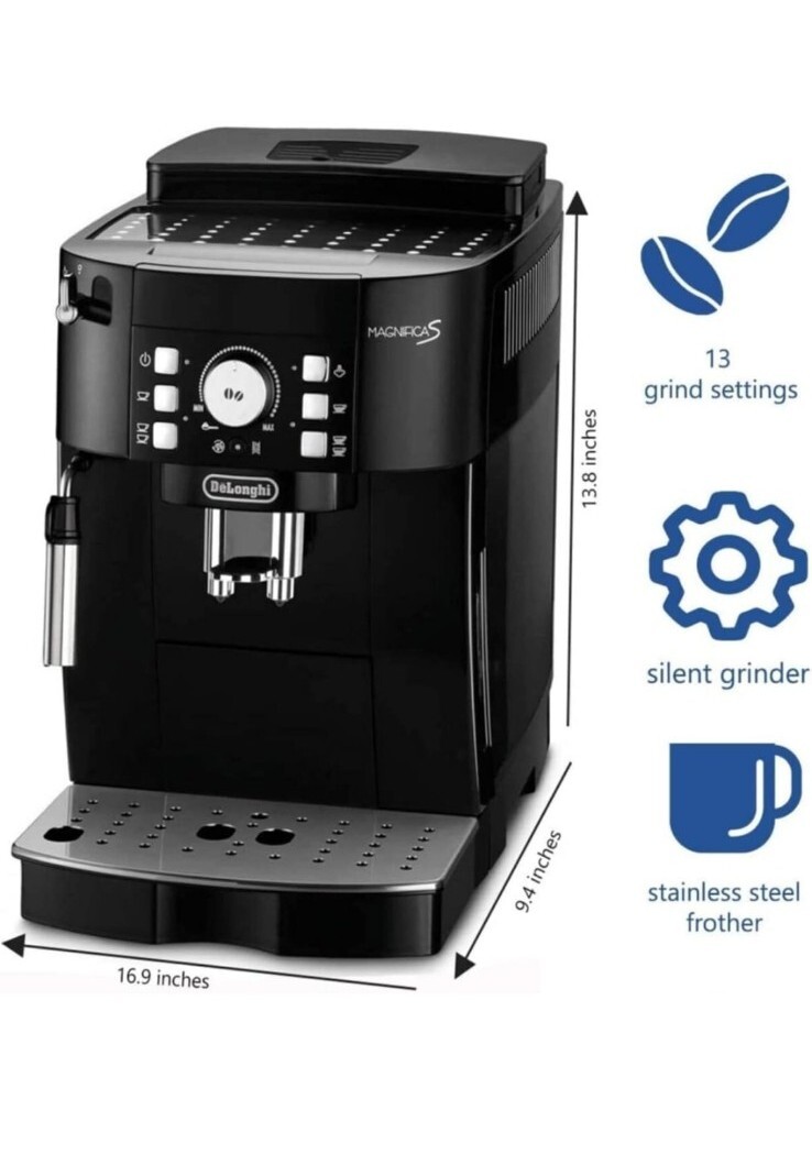 De'longhi Kaffeevollautomat Ecam 21.118.b Inkl. Milchaufschäumer De'Longhi Kaffeevollautomat Magnifica S ECAM 21.118.B 8004399331273 | eBay