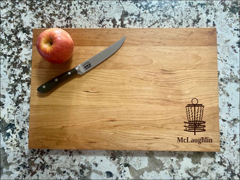 Disc Golf Cutting Board | Golfing Charcuterie Board | Custom Serving Tray |