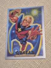 Marvel Masterpieces 92 Platinum Quasar 72 Base