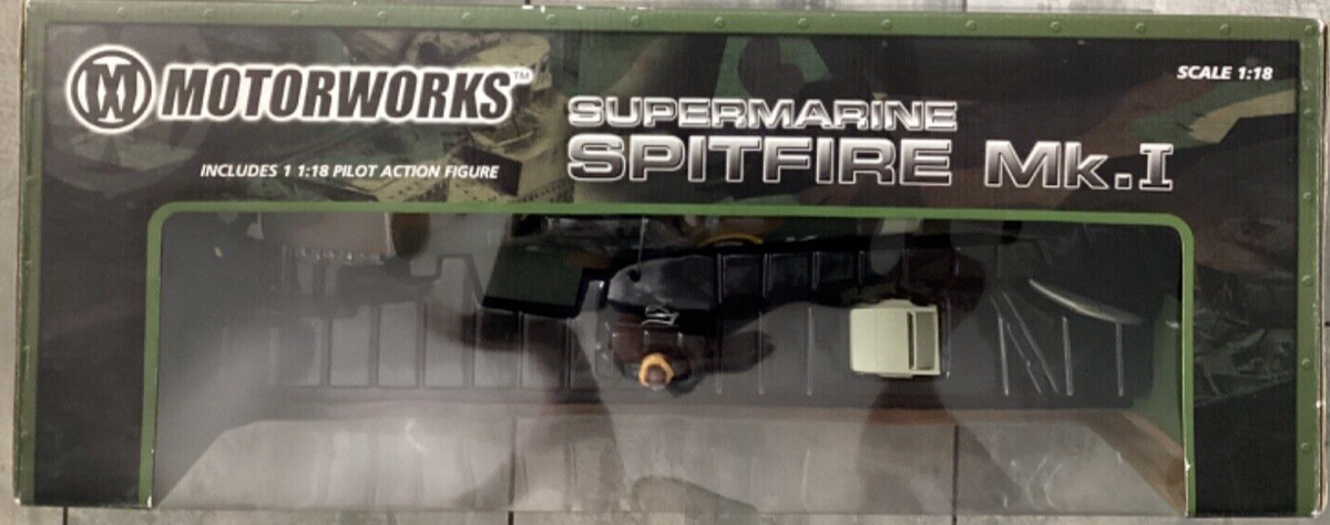 Motorworks Supermarine Spitfire Mk.I 21st Century Toys 1:18 Motorworks Supermarine Spitfire Mk.I 21st Century Toys 1:18