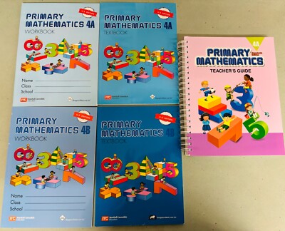 Singapore Mathematics 4A & 4B Textbook and Workbook, 4A Guide, U.S. Edition