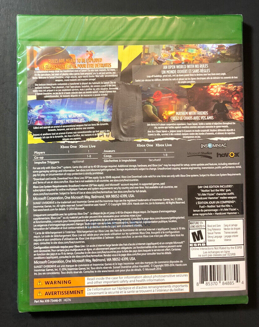 Sunset Overdrive Day One Edition Unboxing!! (Xbox One) 