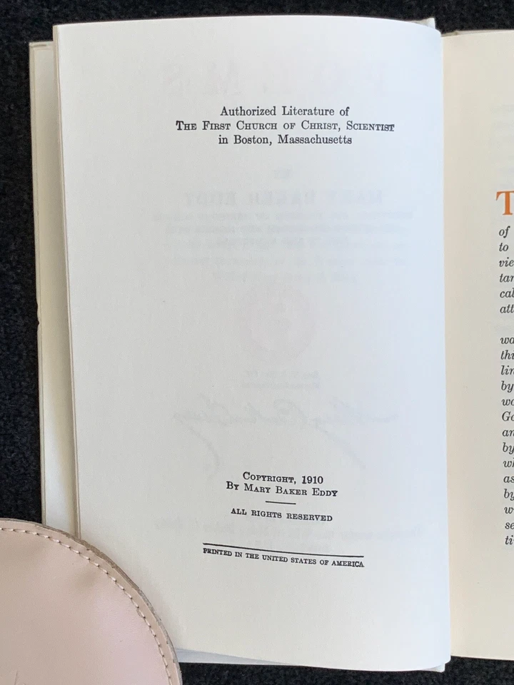 Poems by Mary Baker Eddy ~ 1910 - Image 4 of 4