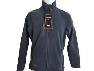 Helly Hansen Polartec Workwear 200 Unisex Fleece Jacket Full Zip New Navy Blue