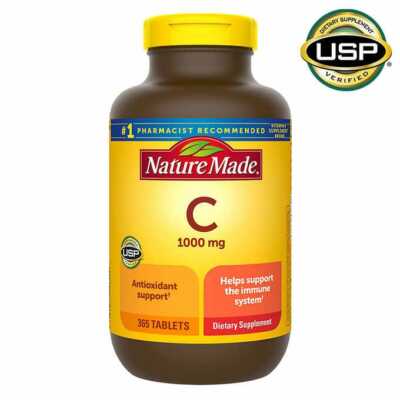 Nature Made Vitamin C 1000 mg Antioxidant 365 Tablets 