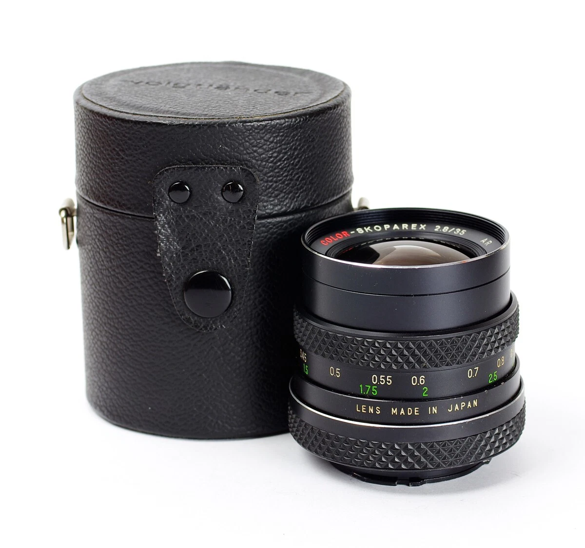 【美品】Voigtländer COLOR-SKOPAREX 2.8/35mm Voigtlander COLOR-SKOPAR 18mm F2.8 Aspherical Black for Fujifilm X レンズ(単焦点)
