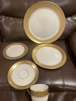 5 Pickard USA Dinner Set CENTENNIAL Dinner Dessert Bread Plate Cup & Saucer