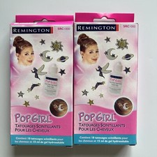 Remington Pop Girl Glitter Tattoo Hair Gel 2 Pack