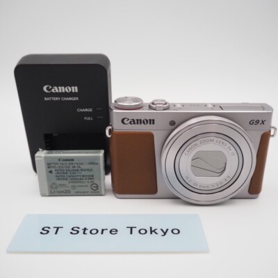 Mint] Canon PowerShot G9X Digital Comapct Camera Silver w/Charger