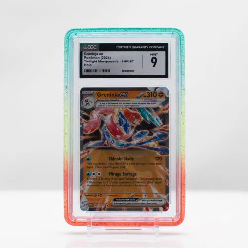 Pokémon Greninja ex Holo #106 Holo Rare Twilight Masquerade 2024 - CGC 9 Mint