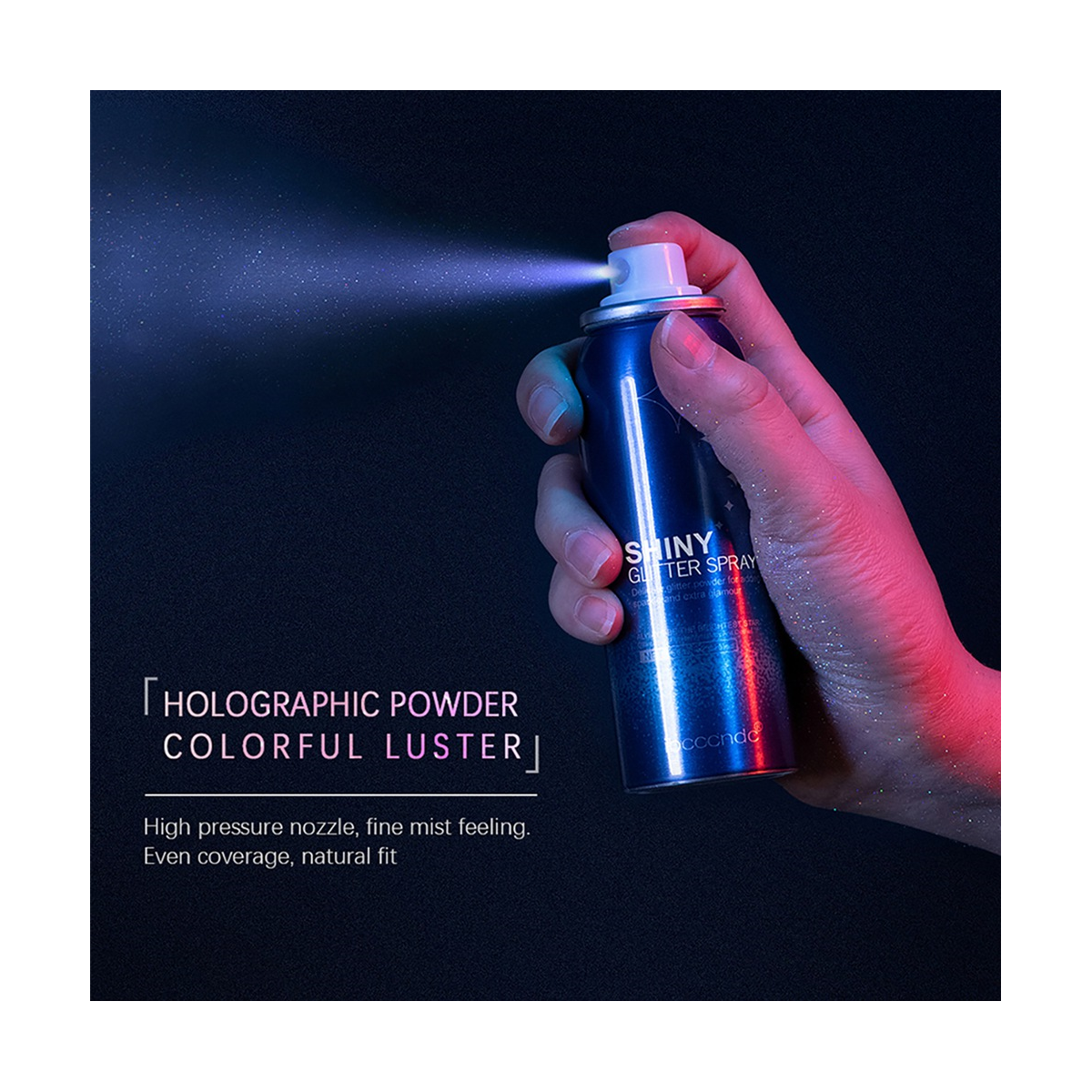 Shiny Glitter Spray or Glitter Powder Shiny Body Glitter for Clothes