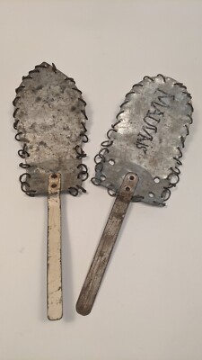 Djembe Metallohren, Metallrasseln zum Anstecken handgefertigt Mansa Camio 2 Stck