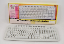 Inland U-Touch Computer Keyboard Internet Multimedia 104 Keys 70133 PS/2 Cable