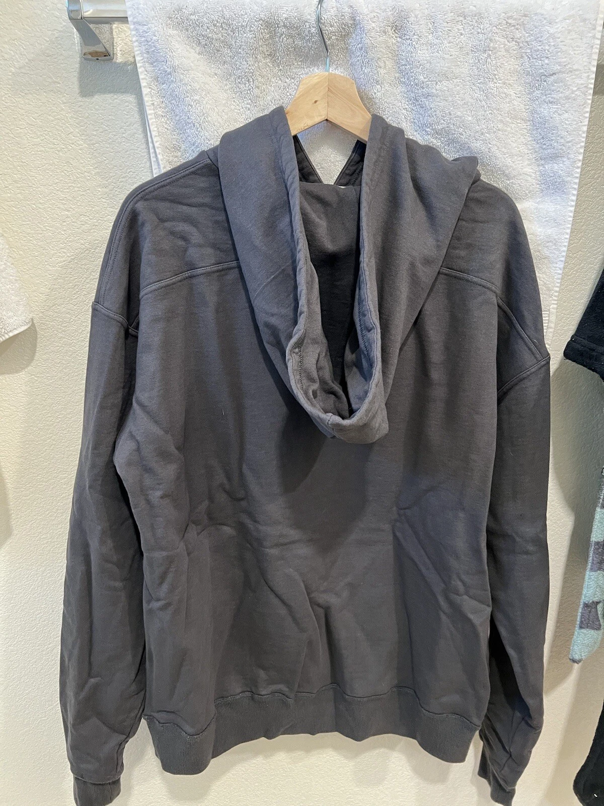 Felpa con cappuccio vintage Rhude Swarovski lupo Barneys taglia media esclusiva