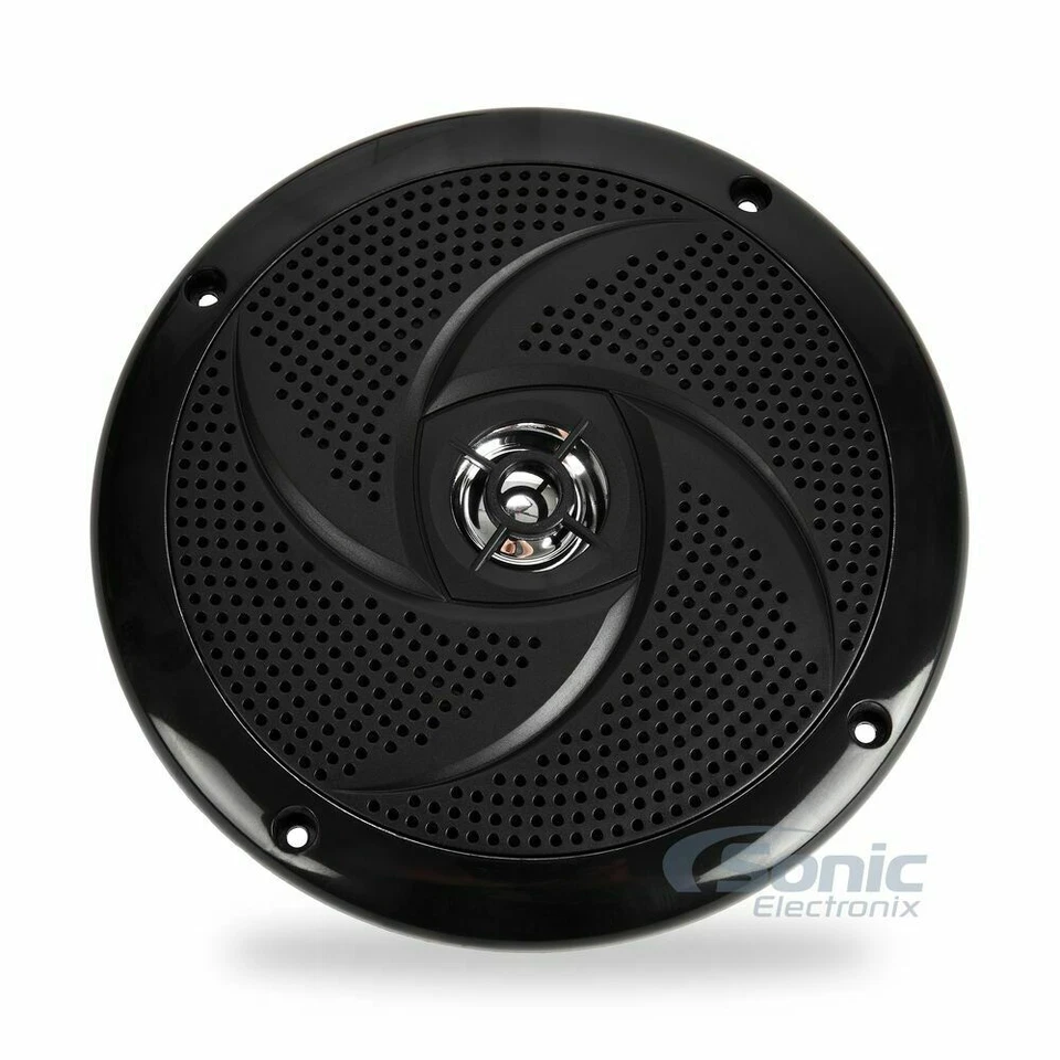 Altavoces de audio Belva BMS65SB 200W poco profundos de 6,5" marino/barco 2 pares negros Foto 3 de 4
