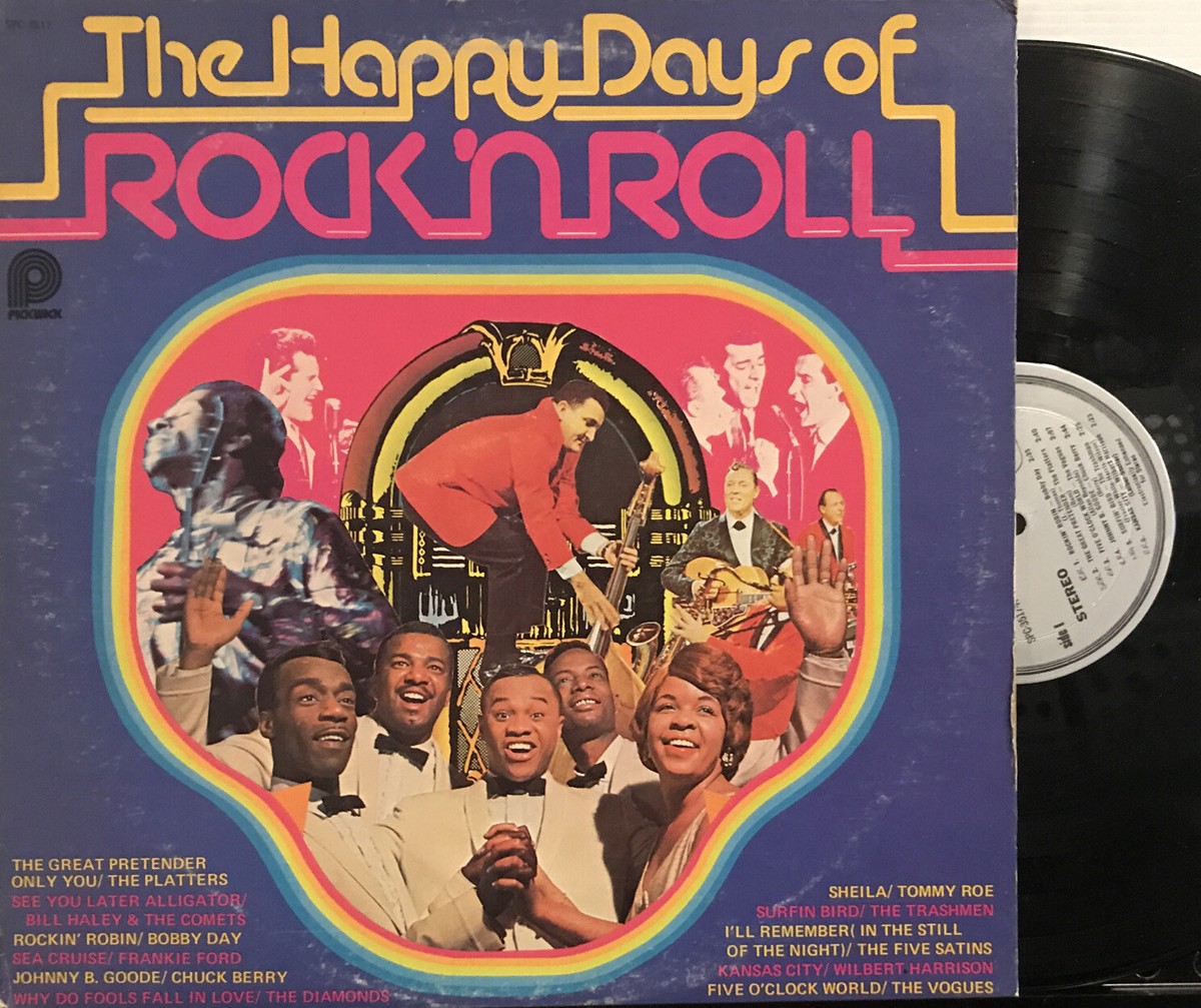 The Happy Days Of Rock 'N Roll LP 1975 Pickwick/33 Records – SPC