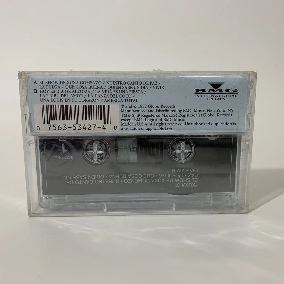 Xuxa Cassette Maria da Graça Meneghel Shusha Ilarié 1992 Globo Brazil Pop Show - Image 2 of 3