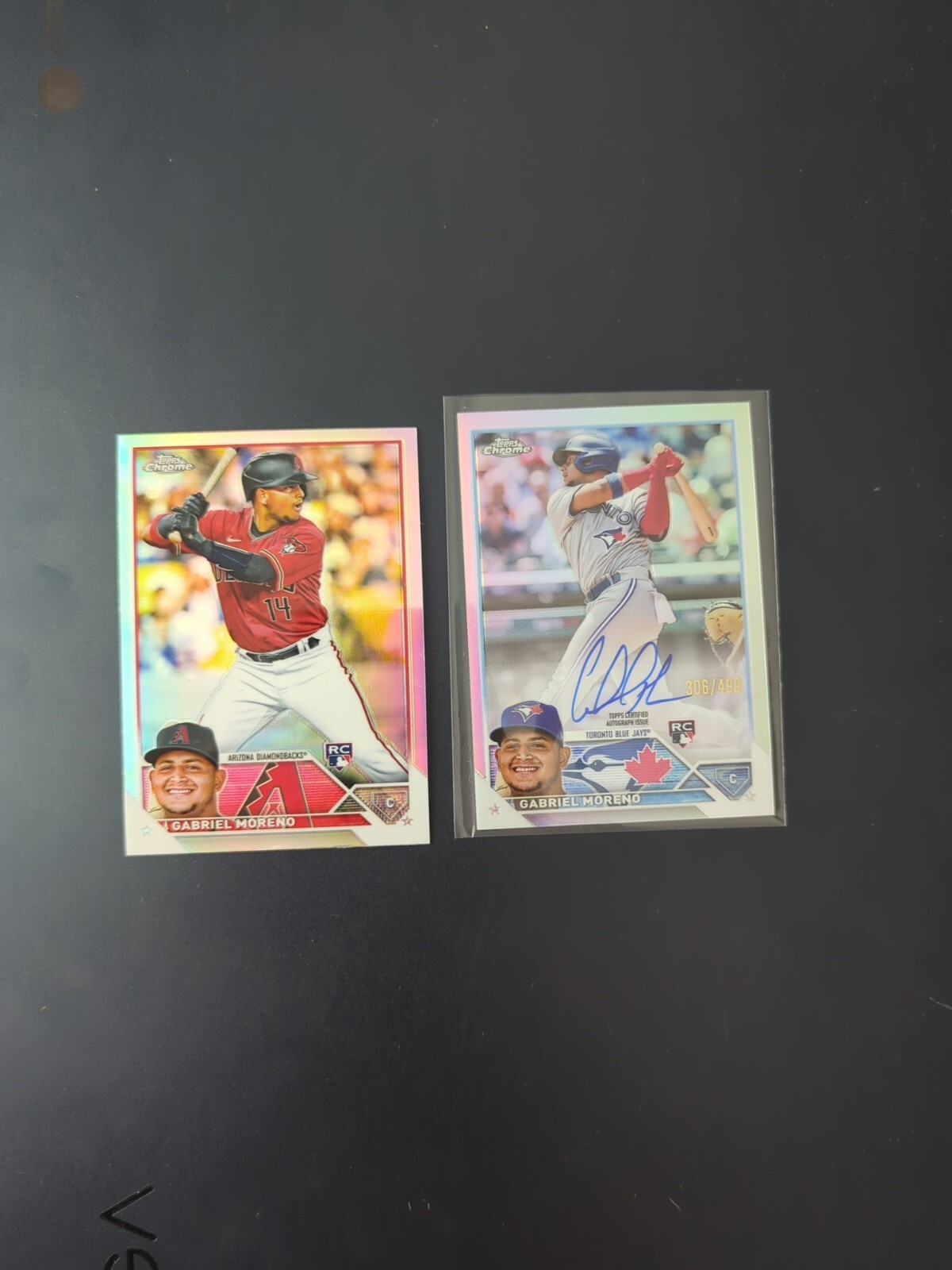 2023 Topps Chrome Gabriel Moreno Auto /499 And Refractor