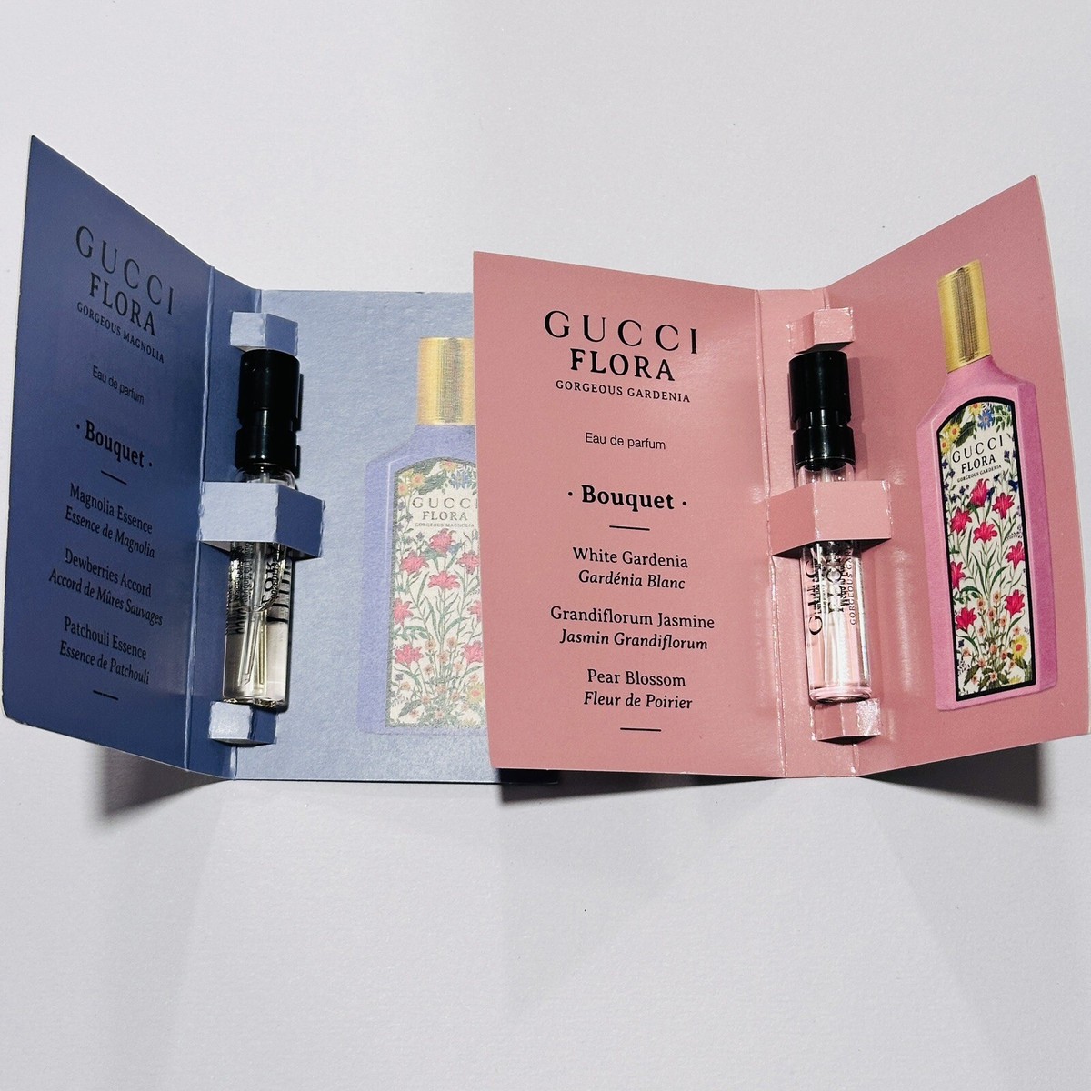 2pc Gucci Flora Gorgeous Gardenia & Gorgeous Magnolia EDP Spray