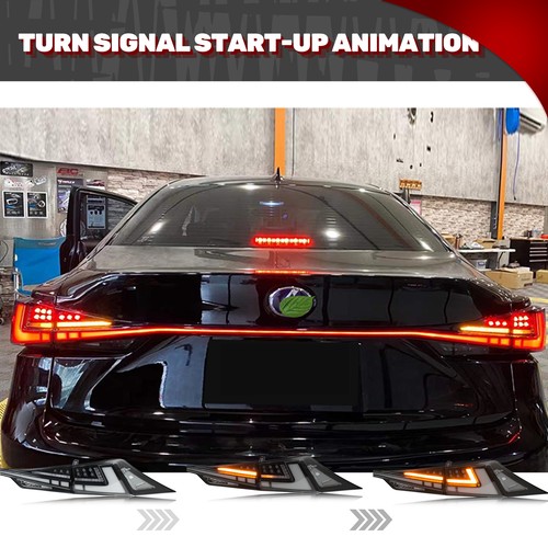 LED RGB Tail Lights for Lexus IS250 IS200t IS350 IS300 ISF 2014-2020 Rear Lamps - Picture 3 of 5