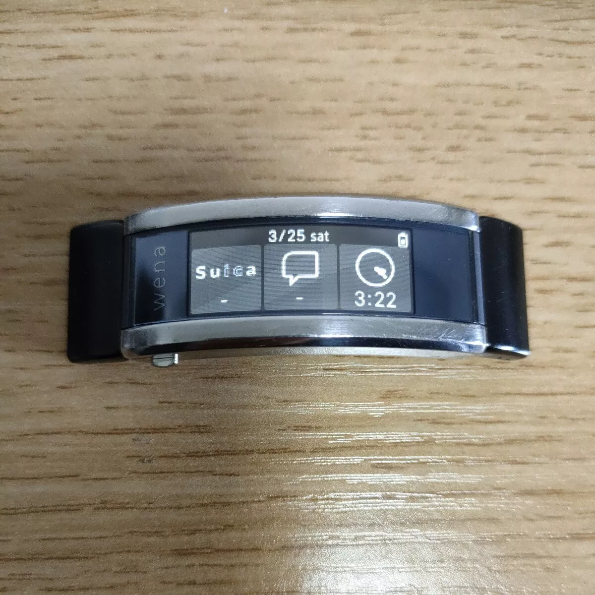 SONY wena3 Smart watch metal silver WNW-B21A/S for iOS/Android