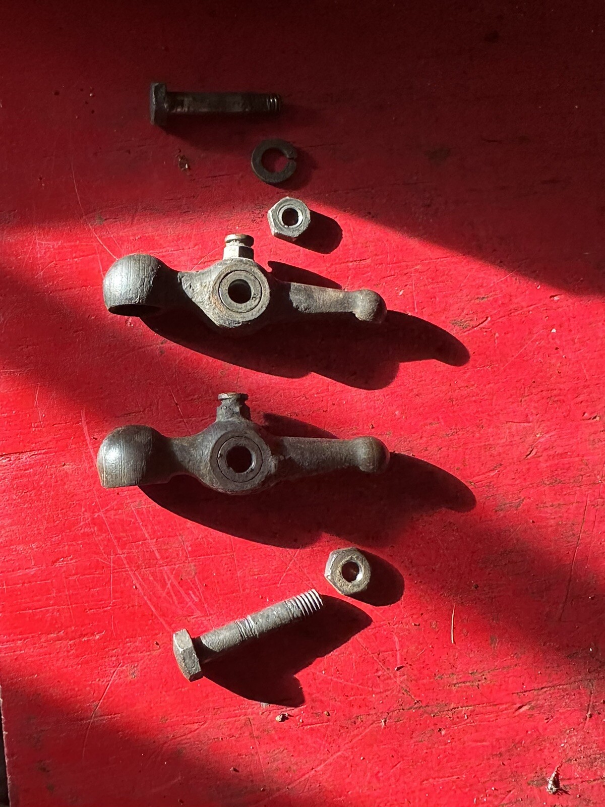 VINTAGE HARLEY OEM JD 1915 23 INTAKE ROCKER ARMS / VALVE BOLTS